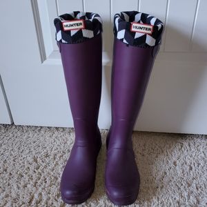 Hunter tall boots